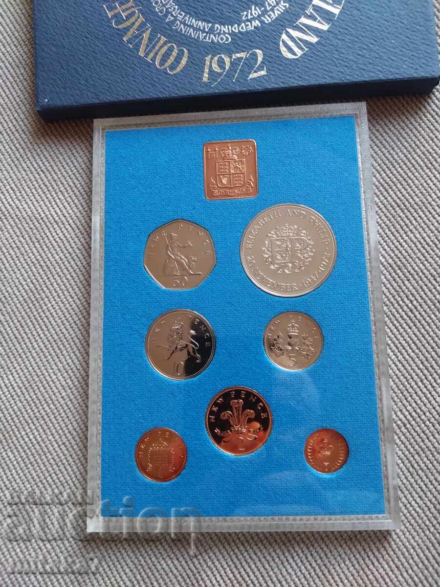 Delivery of Set of coins 1972, Great Britain