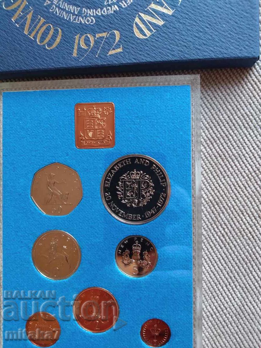 Set of coins 1972, Great Britain - 6