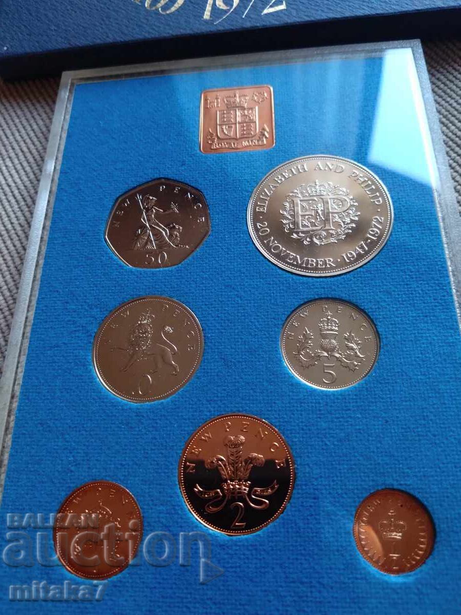 Set of coins 1972, Great Britain - 7