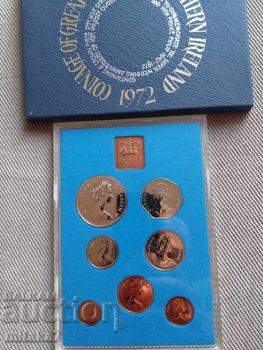Set of coins 1972, Great Britain