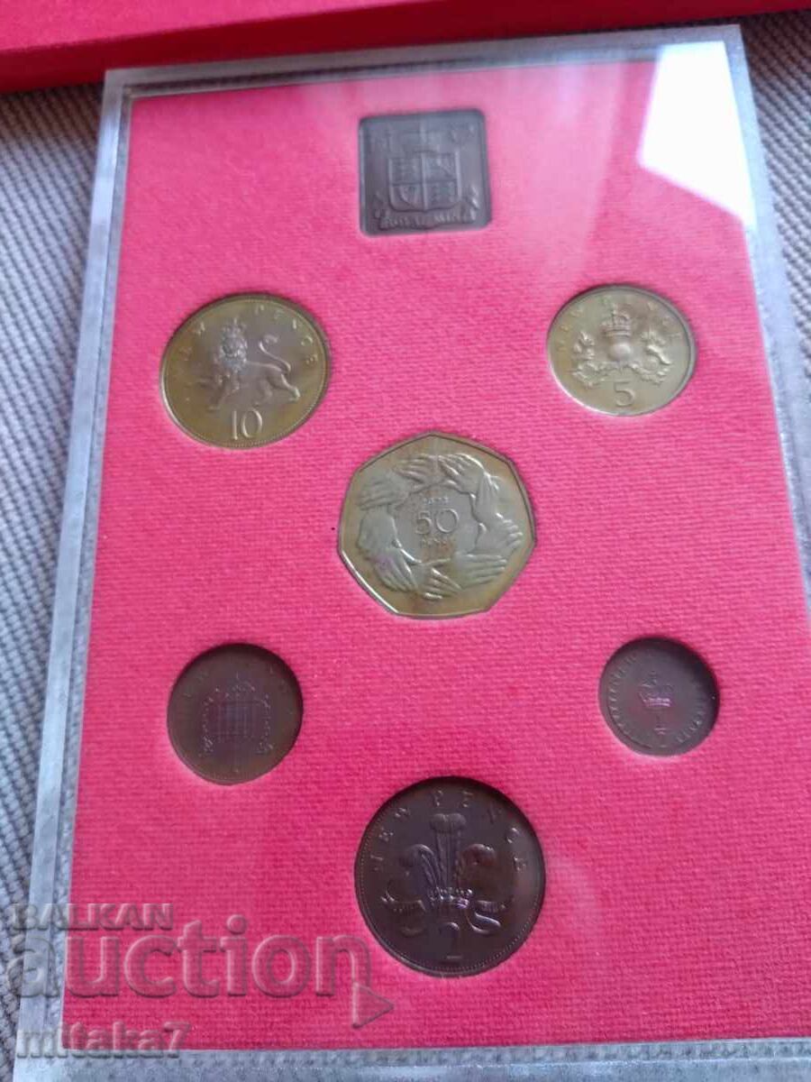 Licitație Set de monede din 1973, Marea Britanie