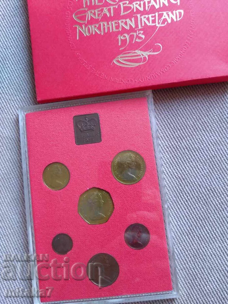 Set de monede din 1973, Marea Britanie