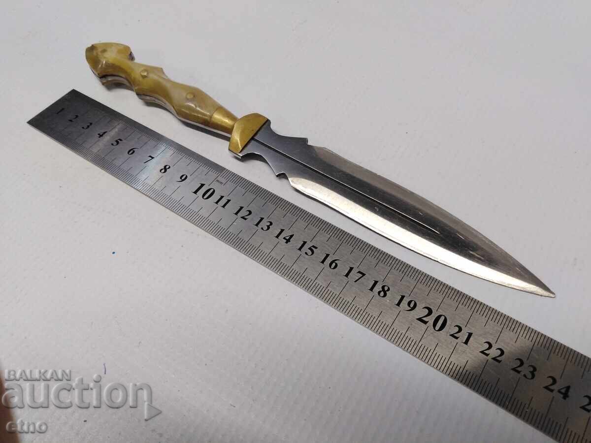 Auction  Old Kama, Knife with Leather Sheath