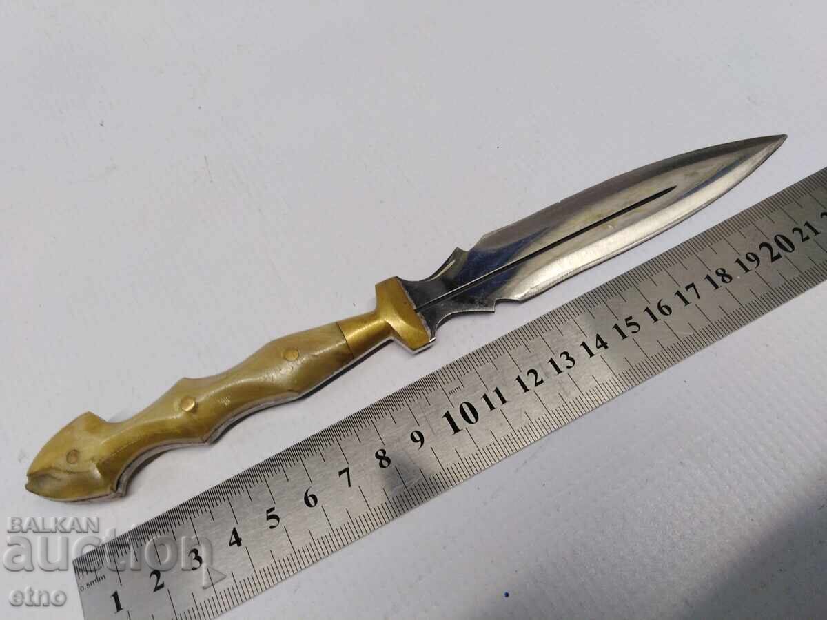 Delivery of Old Kama, Knife with Leather Sheath