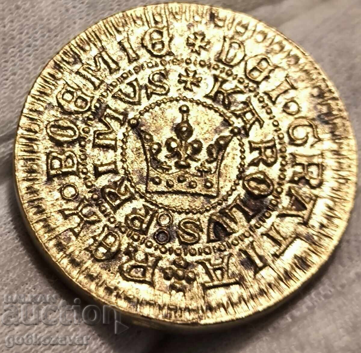 Αντίγραφο μεταλλίου Primus Karolus Grossi Pragenses Σφραγίδα ! με τιμή € 5.62 | 10.99 BGN