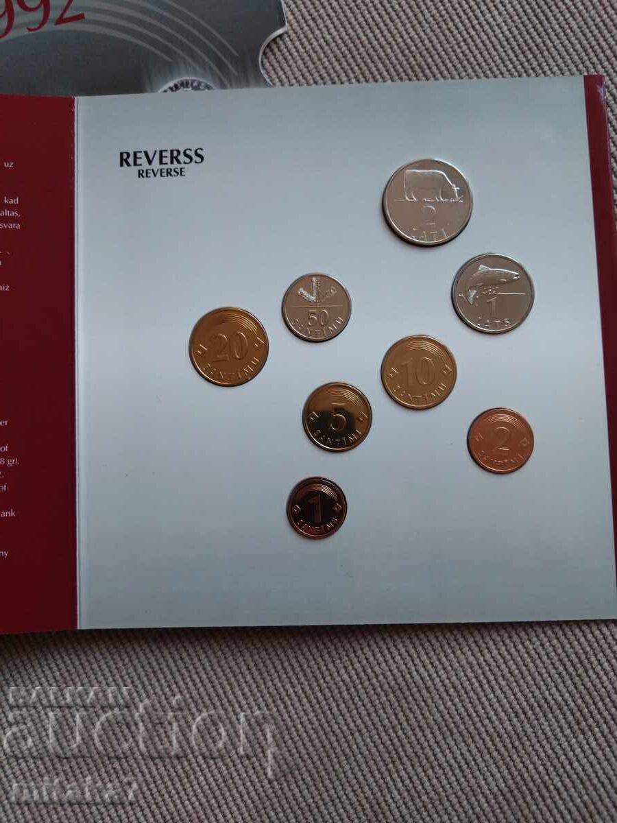 Σετ νομισμάτων 1992, Λετονία με τιμή € 31.70 | 62.00 BGN Σετ νομισμάτων 1992, Λετονία με τιμή € 31.70 | 62.00 BGN