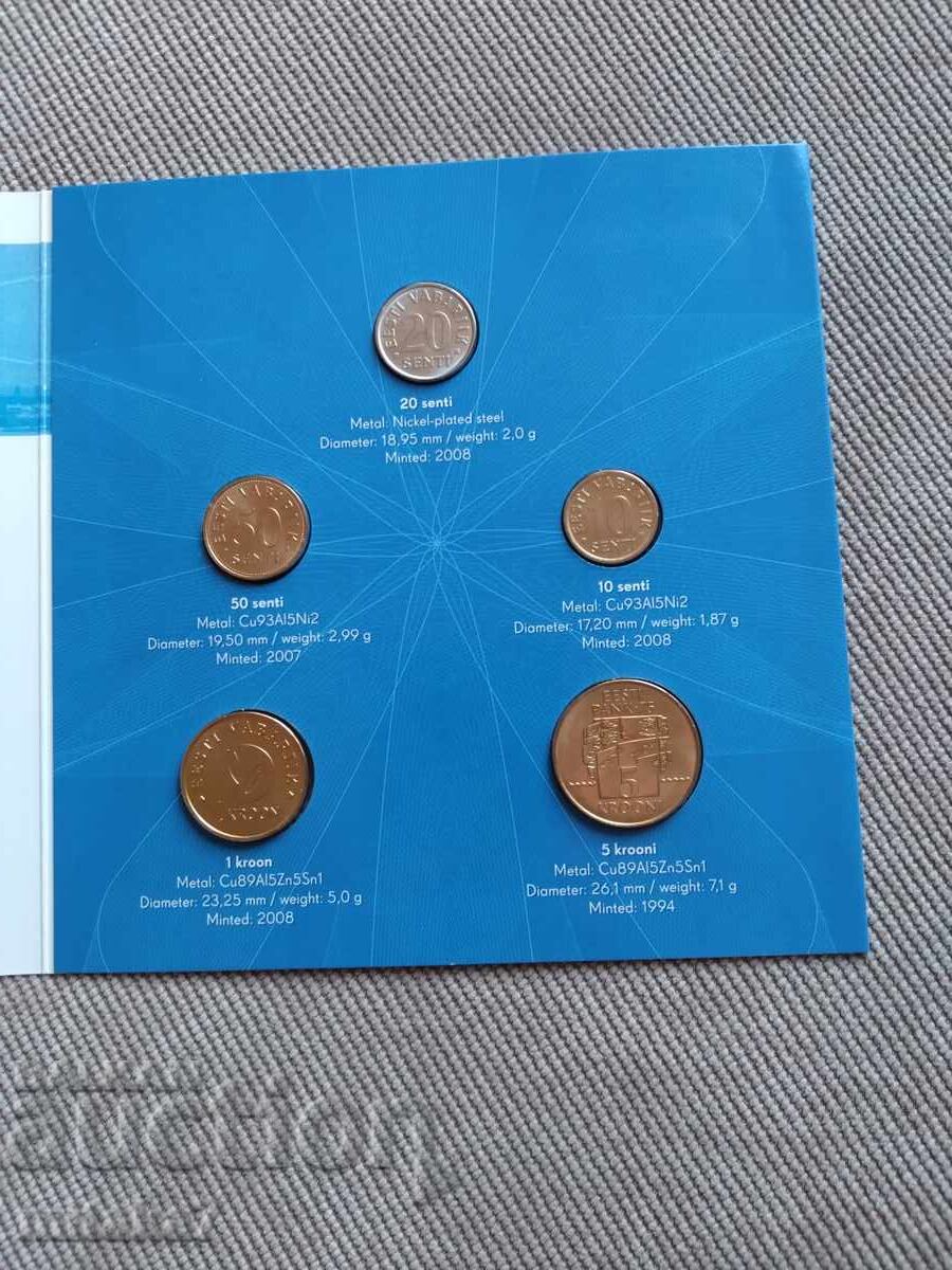 Доставка на Сет монети, Естония