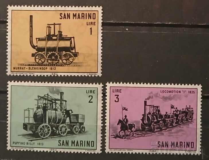 San Marino 1964 Locomotives