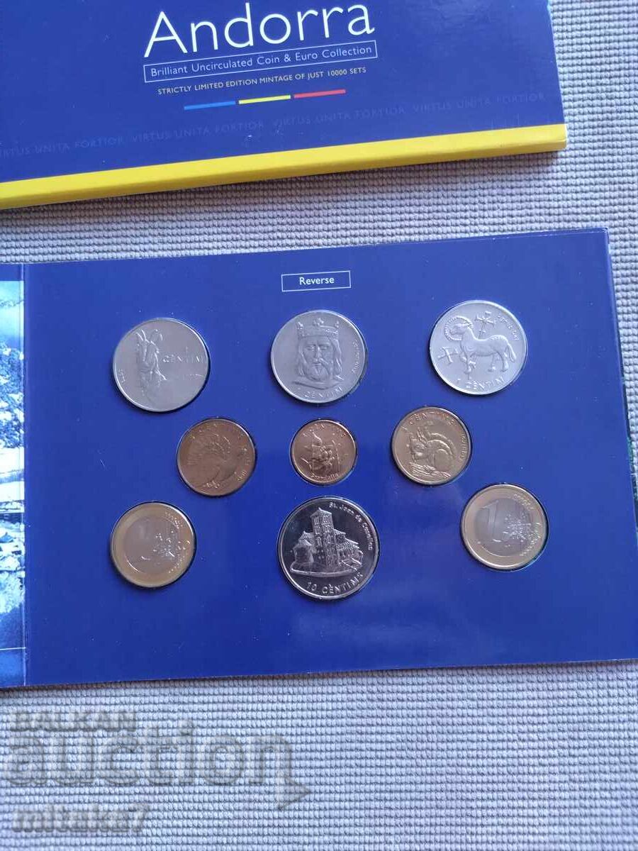 Set de monede 2002, Andorra cu preț € 23.52 | 46.00 BGN