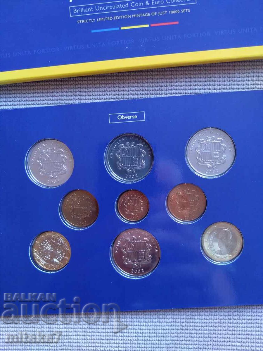 Set de monede 2002, Andorra - 7