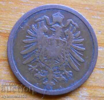 2 Pfennig 1875 - Germania (A) cu preț € 1.53 | 2.99 BGN 2 Pfennig 1875 - Germania (A) cu preț € 1.53 | 2.99 BGN