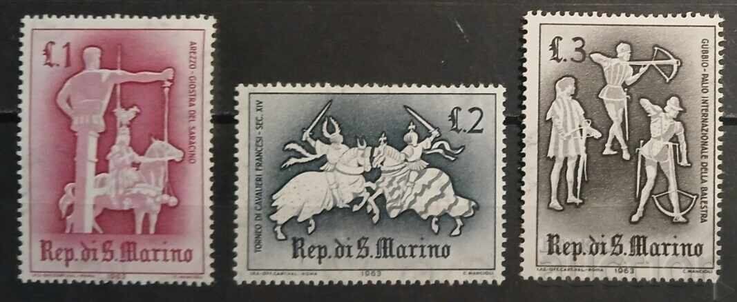 San Marino 1963 Horses
