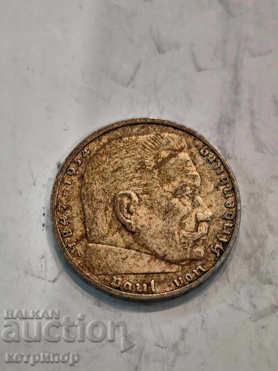 2 Marks Germany 1938 A Silver with price € 15.34 | 30.00 BGN