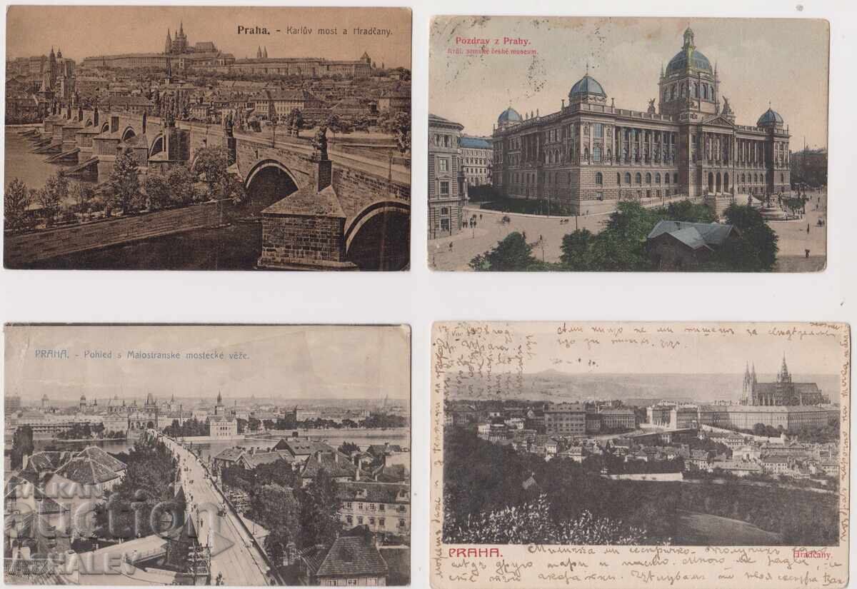 Czech Republic 1900-20 years 4 kar. used Czech Republic 1900-20 years 4 kar. used