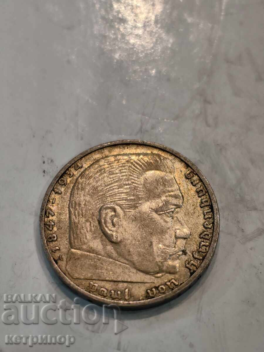 2 Marks Germany 1939 A Silver with price € 15.34 | 30.00 BGN 2 Marks Germany 1939 A Silver with price € 15.34 | 30.00 BGN