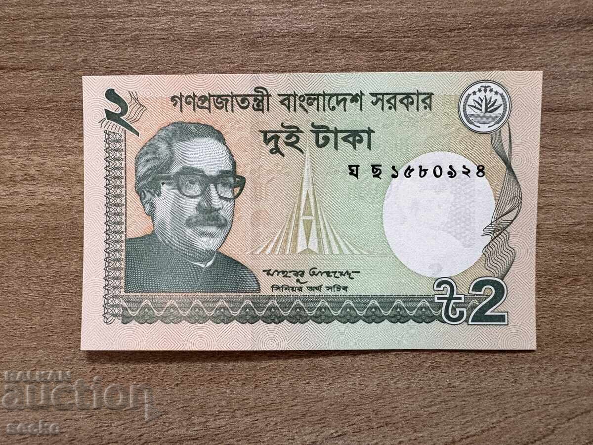 Бангладеш - 2 така (2016) UNC