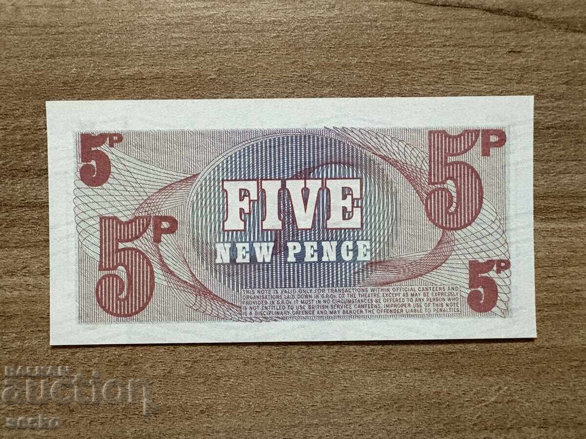 Marea Britanie - 5 pence (1972) UNC cu preț € 0.61 | 1.19 BGN