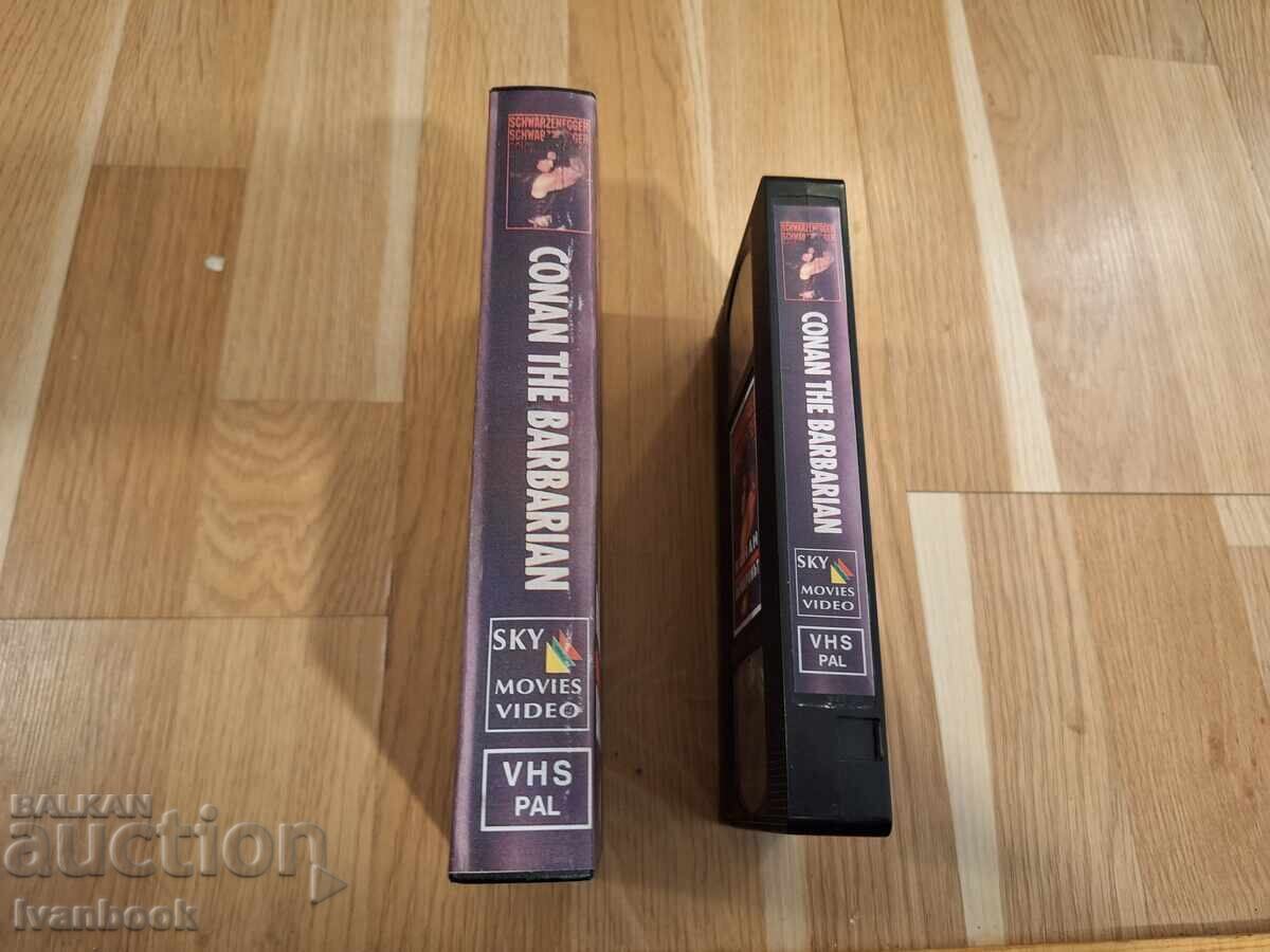 Caseta video VHS - Conan Barbarul cu preț € 3.32 | 6.49 BGN Caseta video VHS - Conan Barbarul cu preț € 3.32 | 6.49 BGN