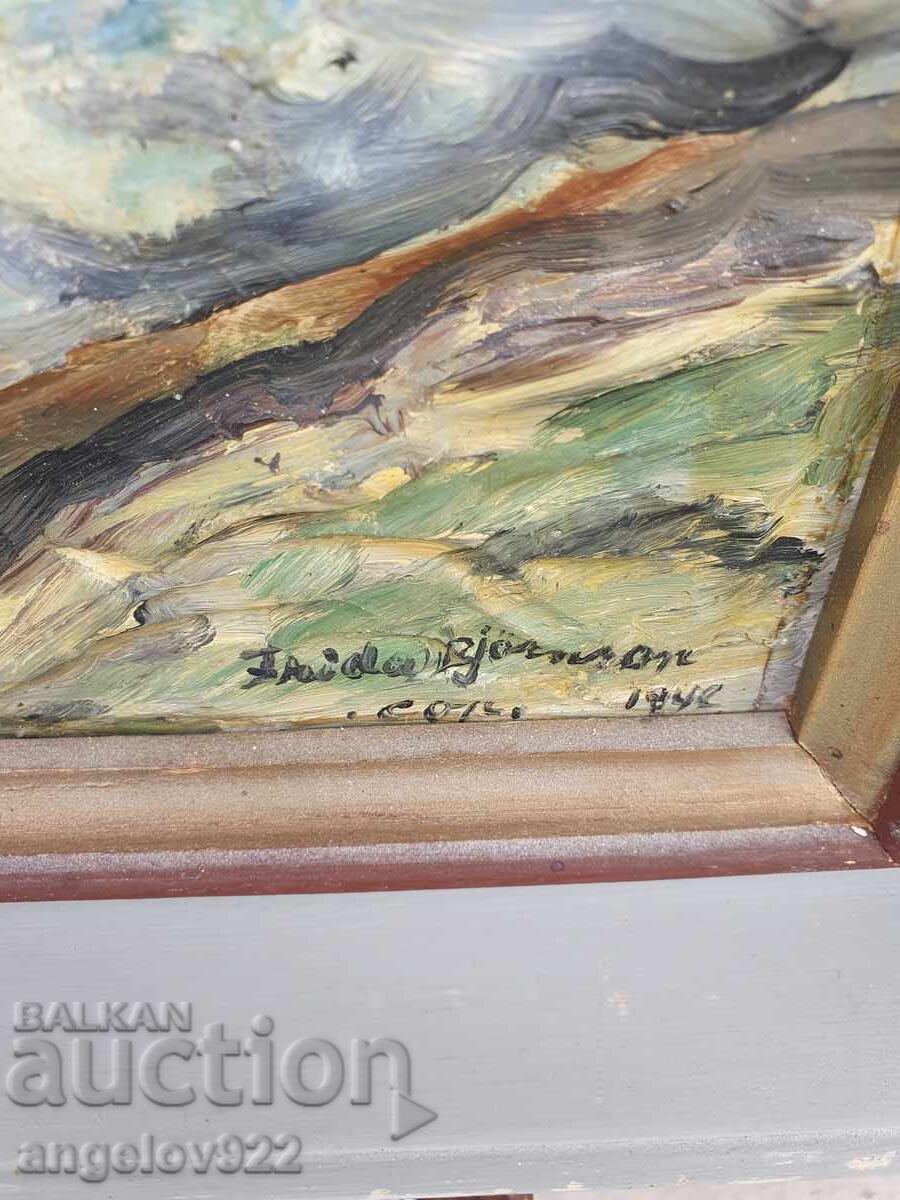 Tablou de autor în relief, cu vopsele de ulei pe placaj! - 6