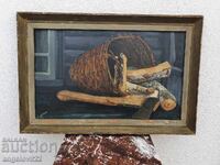 Pictura in ulei originala pe phaser!!!