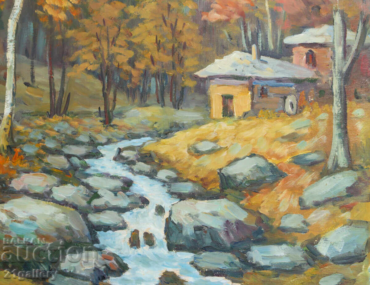 R. Mitev landscape, oil painting - 6