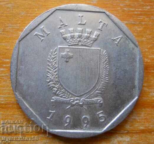 50 σεντ 1995 - Μάλτα με τιμή € 0.77 | 1.51 BGN