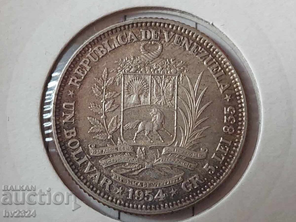 3 x 1 bolívar 1954, Venezuela - 5 3 x 1 bolívar 1954, Venezuela - 5