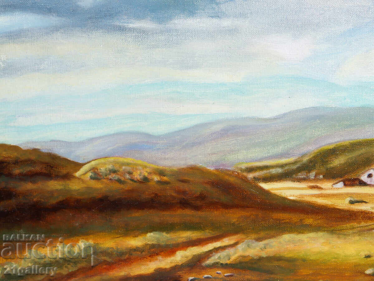 Παράδοση Σύγχρονος πίνακας ελαιογραφίας τοπίου