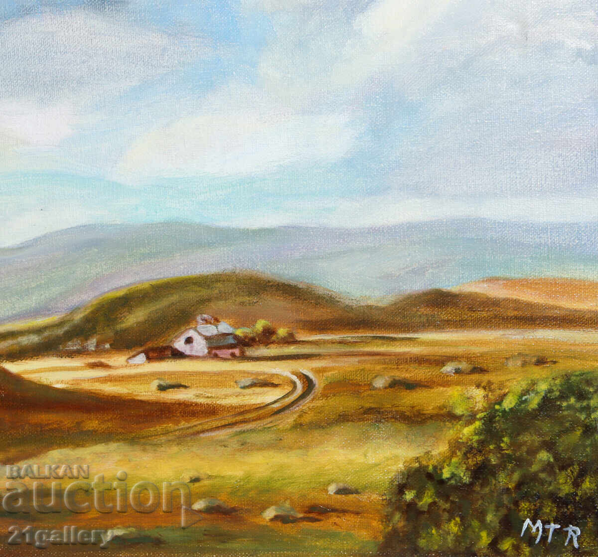 Σύγχρονος πίνακας ελαιογραφίας τοπίου - 6