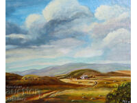 Съвременна картина маслени бои пейзаж