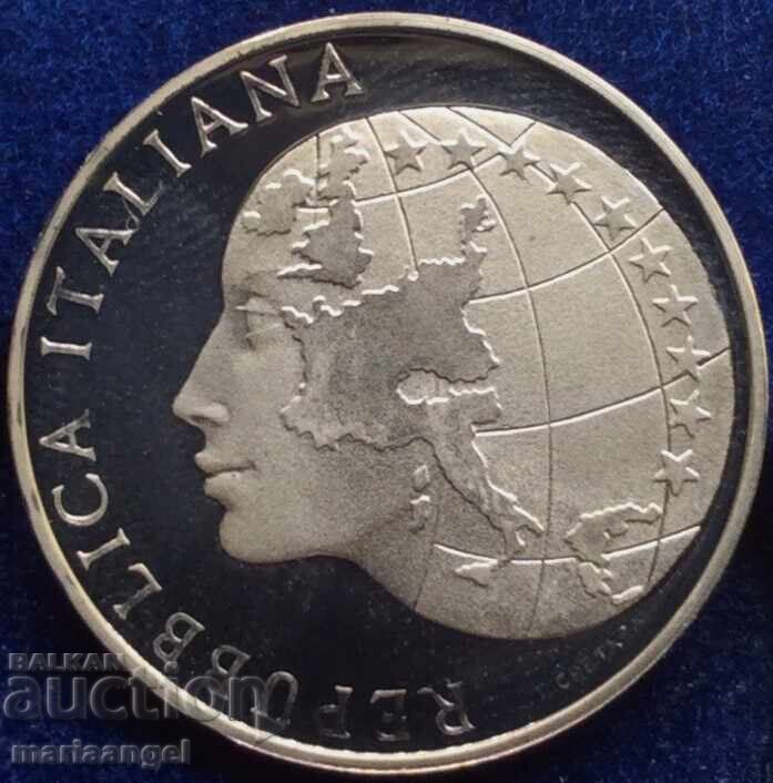 500 Lira 1985 Italy UNC Presidency of the EU cert. box Ag - 5