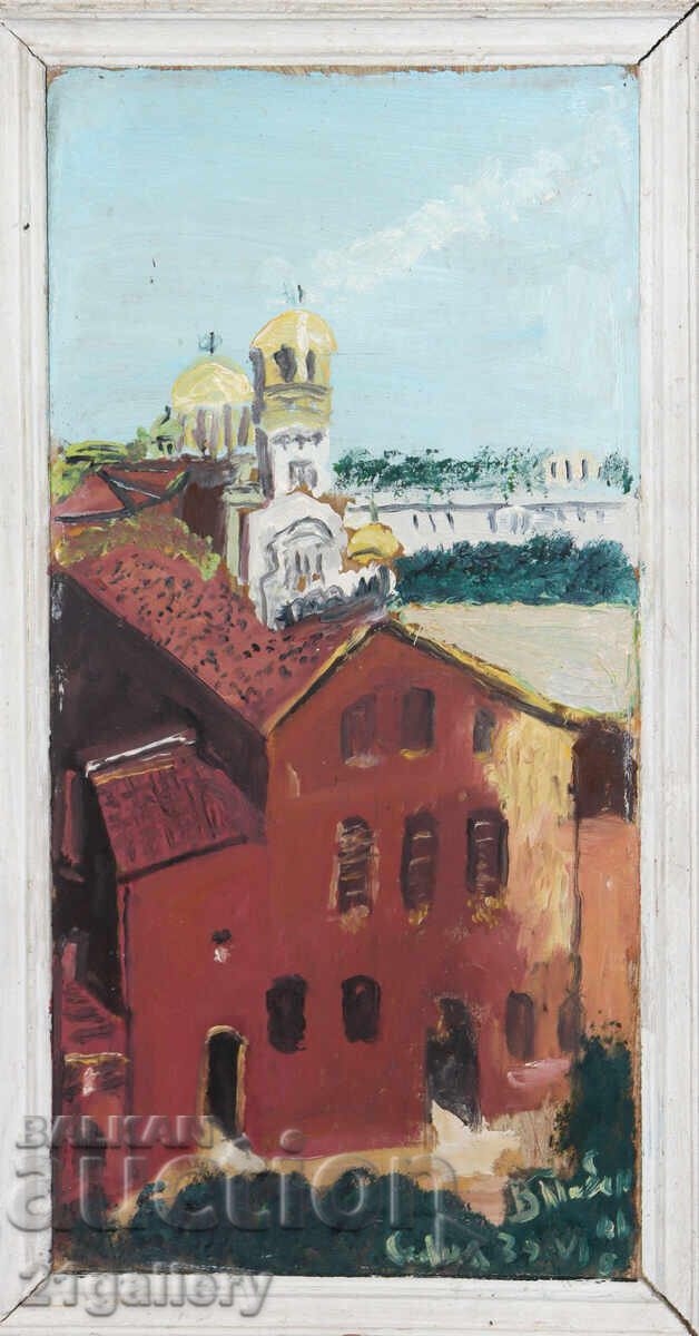 Τοπίο εκκλησίας "Αγία Σοφία" ελαιογραφίες Τοπίο εκκλησίας "Αγία Σοφία" ελαιογραφίες