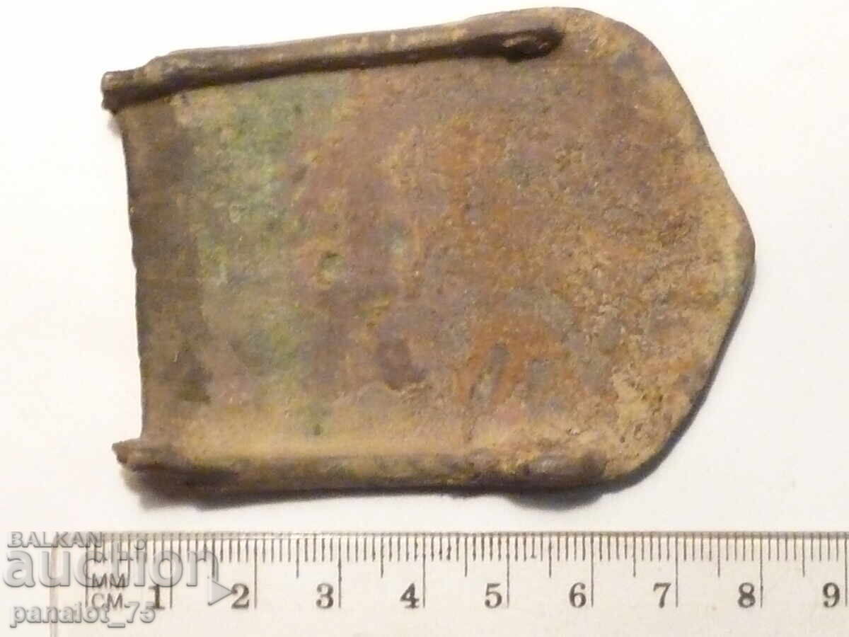 Auction  Renaissance Bronze Pafte, Chapraz with Green and Red Enamel