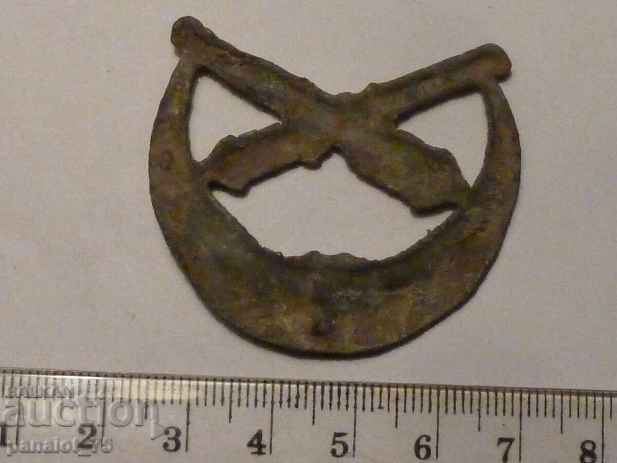 Licitație SEMN MILITAR TURCESC DIN BRONZ, EPALET Licitație SEMN MILITAR TURCESC DIN BRONZ, EPALET