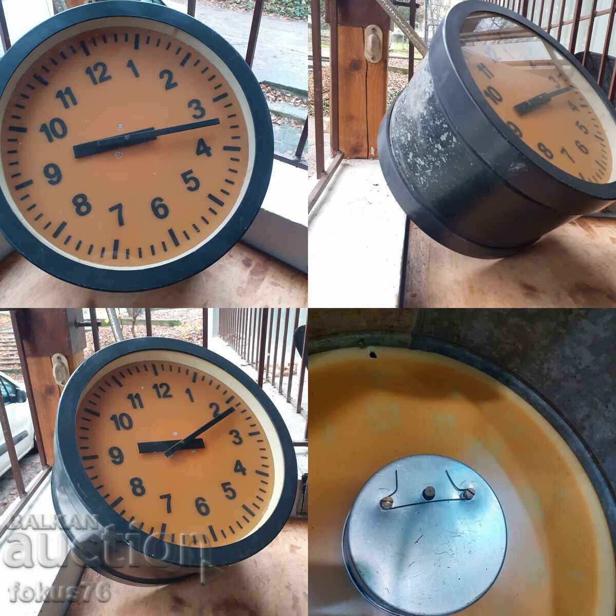 Голям български индустриален гаров електрически часовник - 7 Голям български индустриален гаров електрически часовник - 7