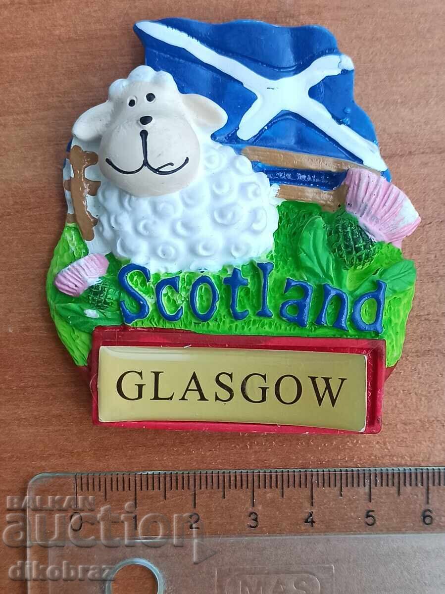 Glasgow Scotland Fridge Magnet Souvenir - for 1 Euro