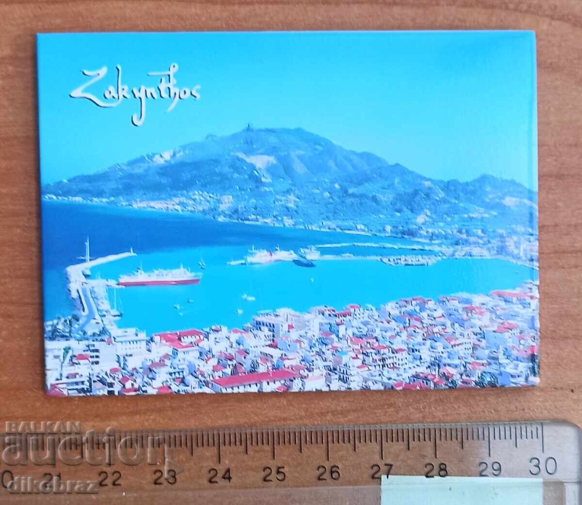 Zakynthos Fridge Magnet Souvenir - From a Penny