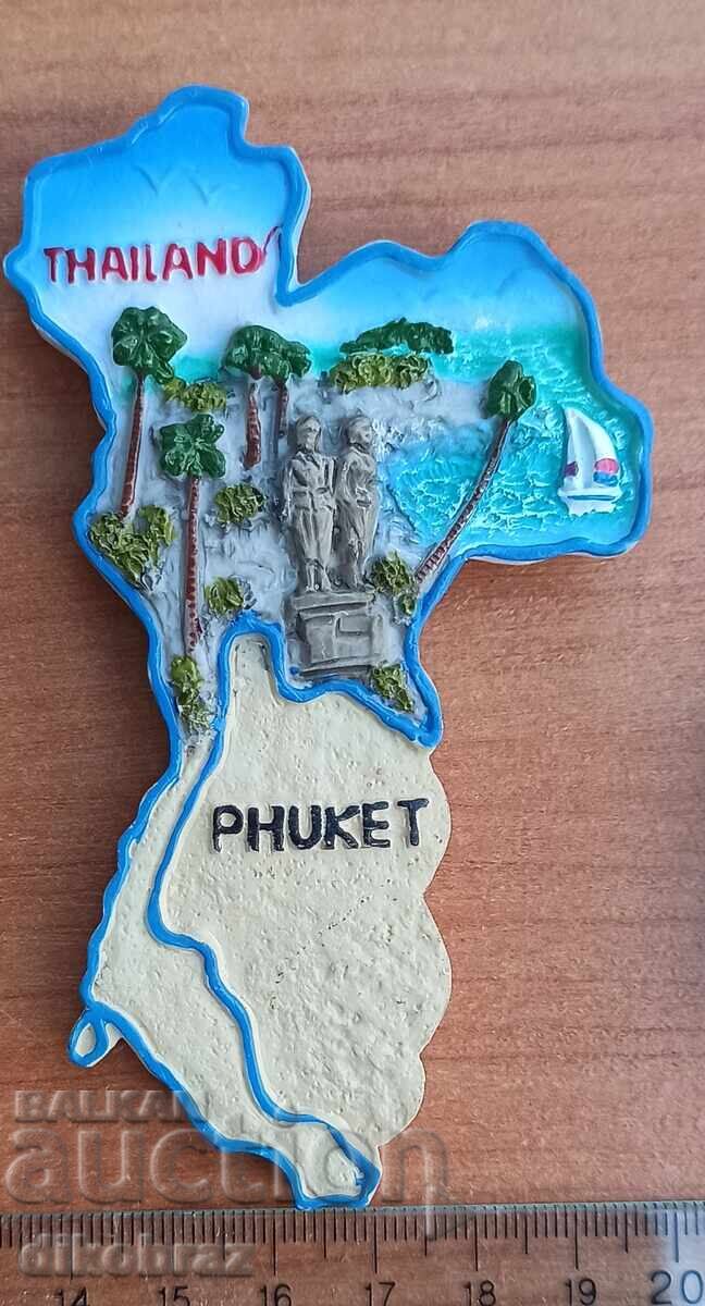 Fridge magnet souvenir Phuket - for lev