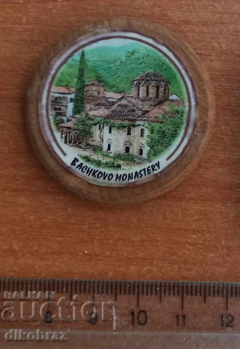 Souvenir fridge magnet Bachkovo Monastery - from a cent