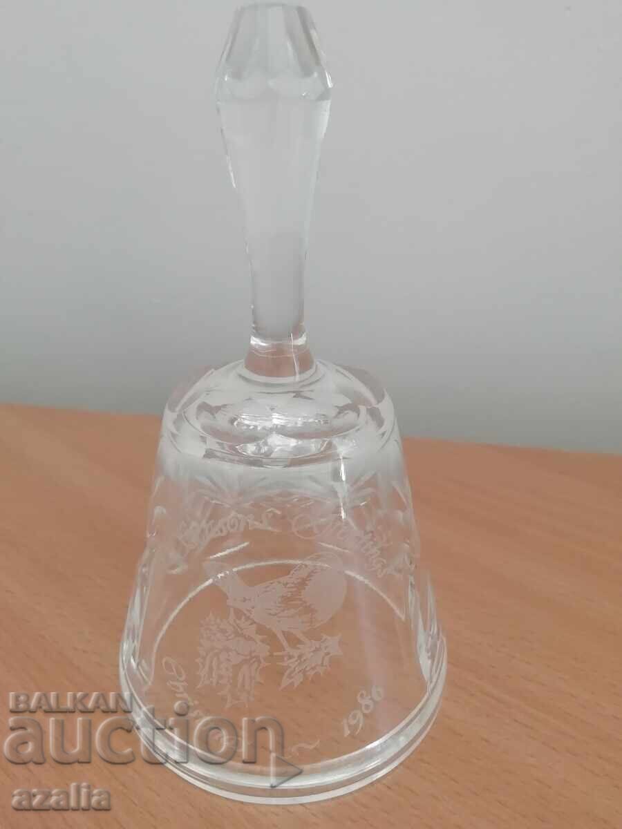 Delivery of Crystal Christmas Bell
