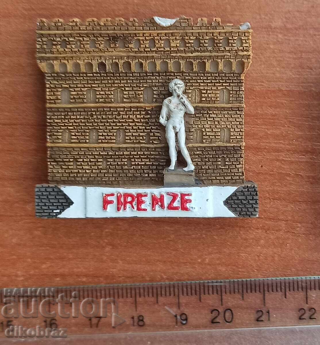 Magnet souvenir for refrigerator Florence - from cent