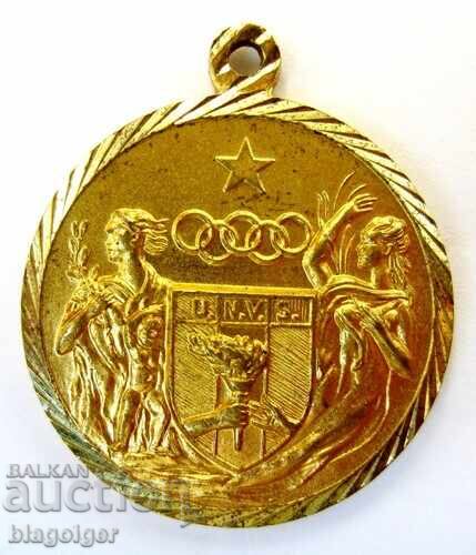 OLYMPIC MEDAL ITALY UNION OF VETERAN SPORTSMEN