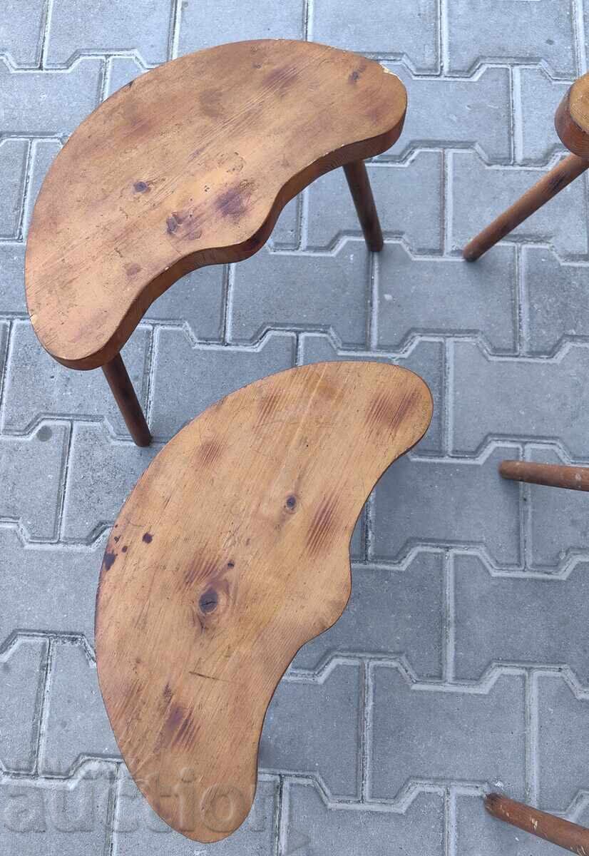 LOT OF 4 EXCELLENT CHAIRS, THREE-LEGGED CHAIR, CHAIR - 7