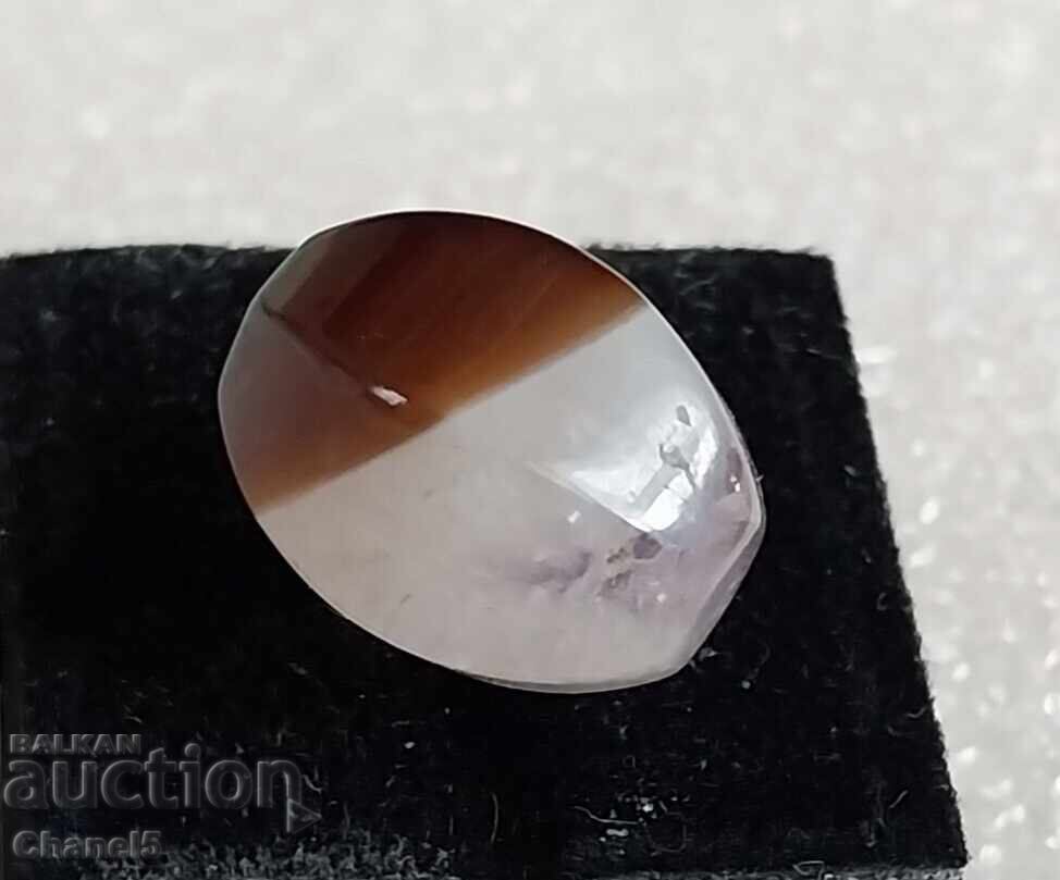 AHAT NATURAL, ROTIT ÎN BUTOI, HEXAGONAL - (423)