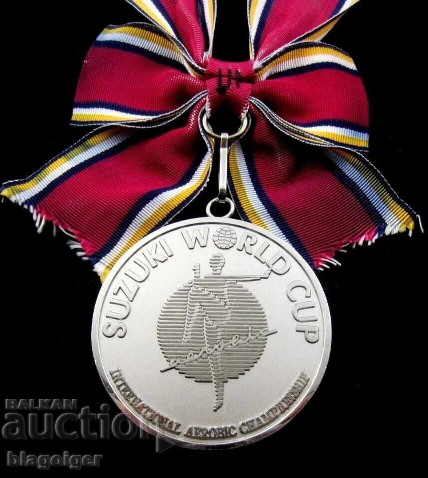 Aerobics-SUZUKI World Cup-Silver medal-2nd place with price € 64.00 | 125.17 BGN Aerobics-SUZUKI World Cup-Silver medal-2nd place with price € 64.00 | 125.17 BGN