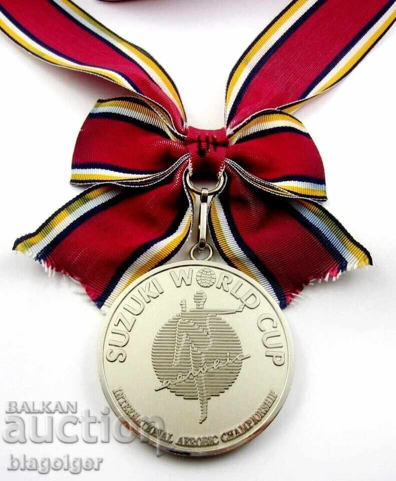Auction Aerobics-SUZUKI World Cup-Silver medal-2nd place Auction Aerobics-SUZUKI World Cup-Silver medal-2nd place