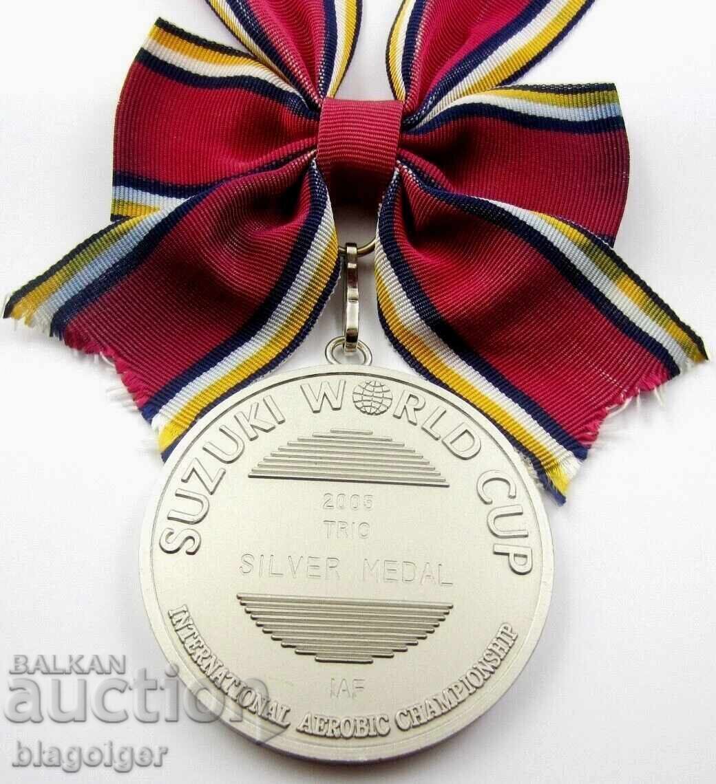 Aerobics-SUZUKI World Cup-Silver medal-2nd place Aerobics-SUZUKI World Cup-Silver medal-2nd place