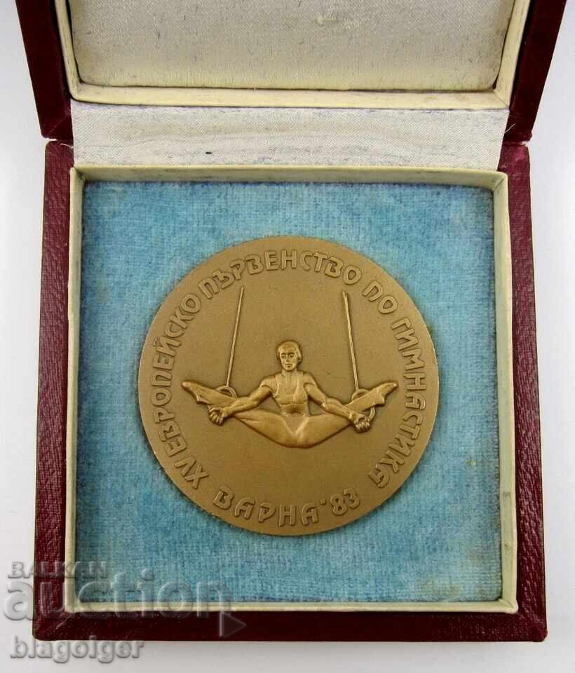 Licitație Medalie de participare - Campionatul European de gimnastică sportivă '85