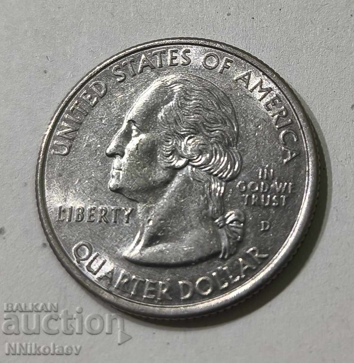 ΗΠΑ ¼ Δολάριο 1999 Κονέκτικατ - Σειρά "50 Πολιτείες" - 5