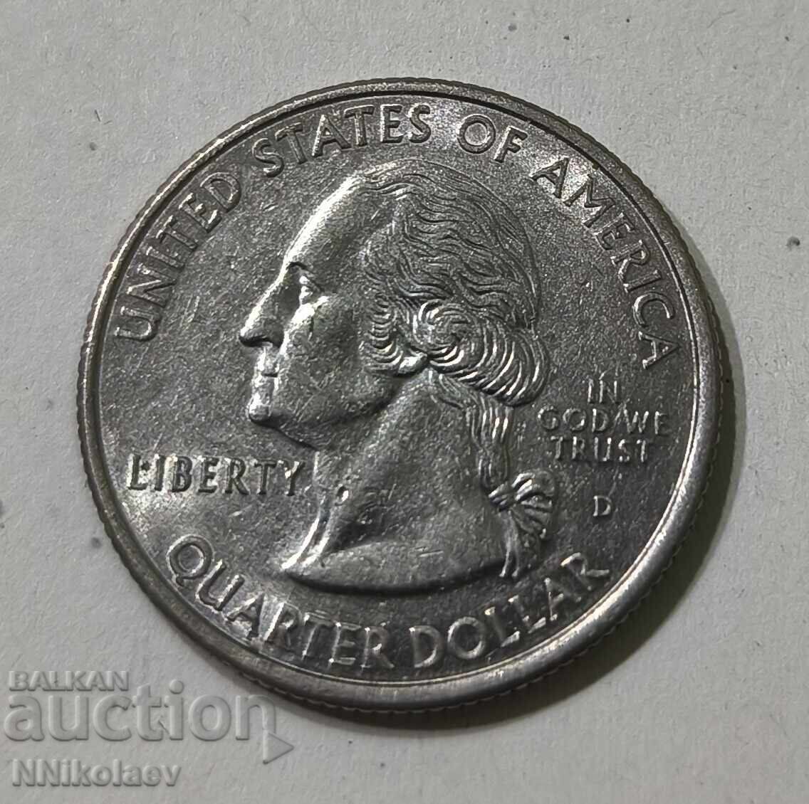 ΗΠΑ ¼ Δολάριο 1999 Κονέκτικατ - Σειρά "50 Πολιτείες" - 6